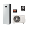 SAMSUNG ORAS–VANDUO 6.0/6.5 KW SPLIT ŠILUMOS SIURBLIO KOMPLEKTAS SU ATNAUJINTA 200 L TALPA,  INTEGRUOTU WIFI, NORDIC SERIJA