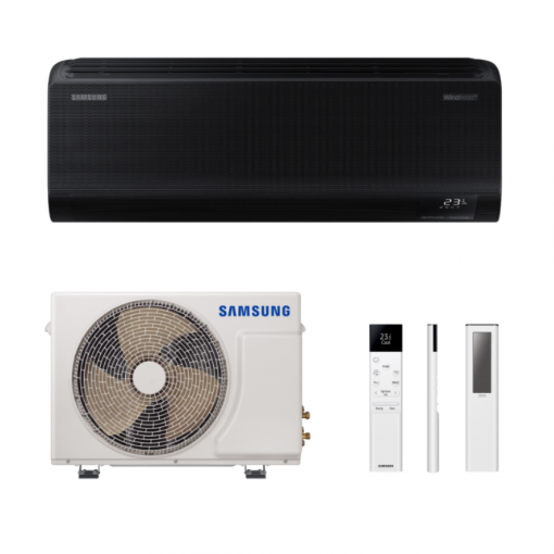 SAMSUNG SIENINIS BEVĖJIS WIND FREE AVANT BLACK S2 3.5KW ORO KONDICIONIERIUS