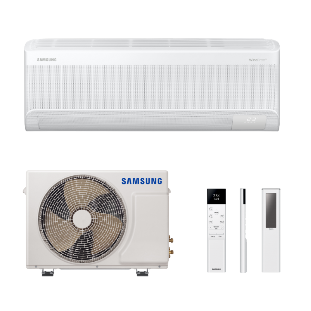 SAMSUNG SIENINIS BEVĖJIS WIND FREE COMFORT S2 5.2KW ORO KONDICIONIERIUS